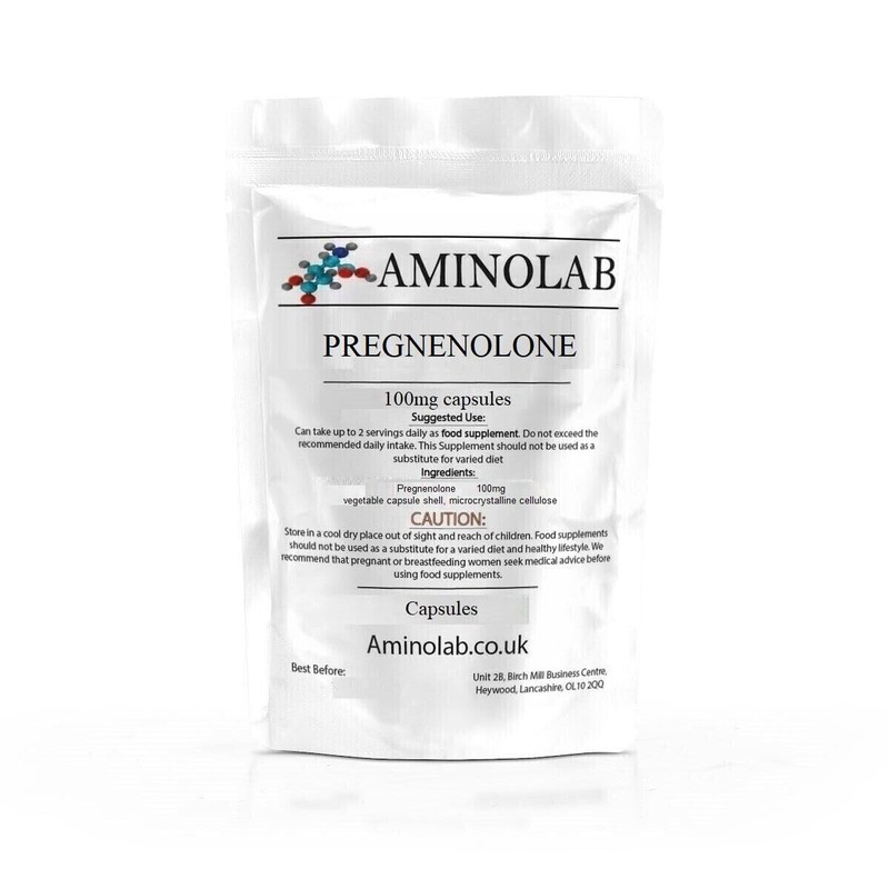 Aminolab - Pregnenolone - High Strength 100mg 120 Capsules