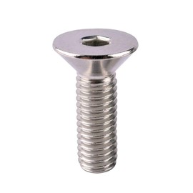 VAMUOEFL 1/4-20 x 1 Flat Head Socket Cap Screws Countersunk Bolts, Allen Hex Socket Drive, 304 Stainless Steel 18-8, Full Thread, 20Pcs