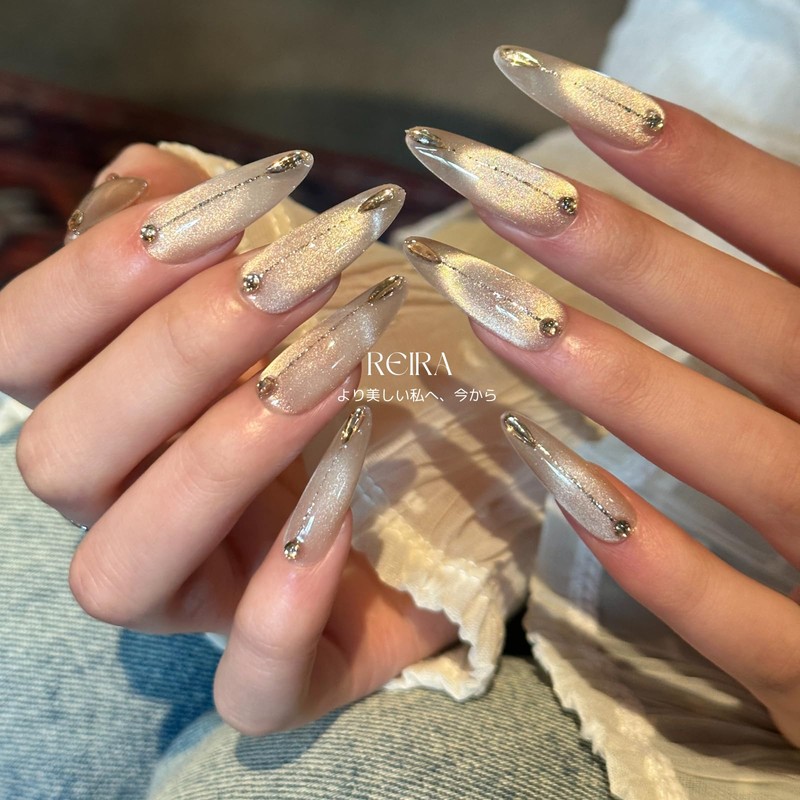 REIRA "Leila" Press On Nail Manicure Nail Tip [NO.80] (NO.80,