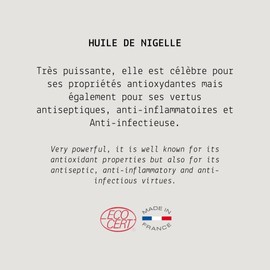 Nigella Organic Vegetable Oil - My Cosmetics - 100 ml