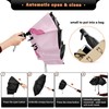 FFYHO Folding Inverted Umbrella Pink Poster Howdy Portable Windproof Umbrellas