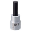 PROXXON Hex Bit Socket 3/8" Short 2.0 inches (50 mm)