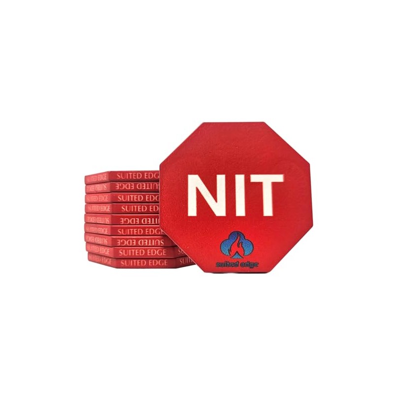 Suited Edge Nit Button Set for Texas Hold'em and Omaha
