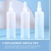 LALAFINA 50pcs Ampoule Set Mini Ampule Tips Replacement Ampule Tips