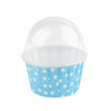 100 piezas de mini forros para cupcakes, vasos redondos de