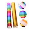 VILLFUL Flexible DIY Accessory 2 Rolls Heat Activated Foil Rolls