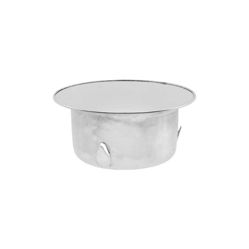 Semetall 2.5 Inch Metal Tee Cap - Round Dryer Vent