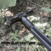 Autuveen Hiking Tactical Stick Walking Staff,Portable Walking Sticks Trekking Poles
