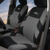 AUTOYOUTH Gray Three Row Car Seat Covers Full Set (7