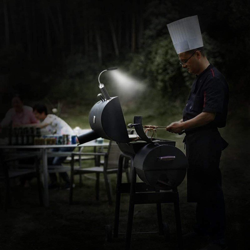 Outset 66620 Rotating Grill Light, Silver