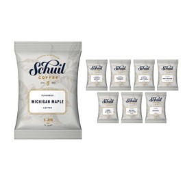 Schuil Coffee, Gourmet Coffee Gift Sampler Pack, 8-1.25 Ounce Packets - Perfect Gift For Coffee Lovers - Each Pack Makes 4-8 Cups