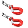 Fieaheily Clevis Slip Hook with Latch, 2 Pack, 3/8", 4400