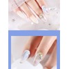 10 Stickers Laser Galaxy Starry Sky Nail Foil Nail Decor