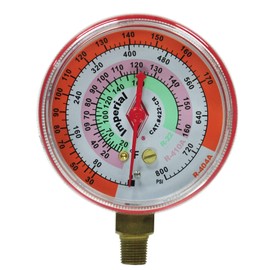 Imperial Tool 422-CR Replacement Gauge, High Side, Red