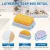 LELE LIFE 3Pcs Foaming Soap Case, Highly Elastic Mesh Laundry