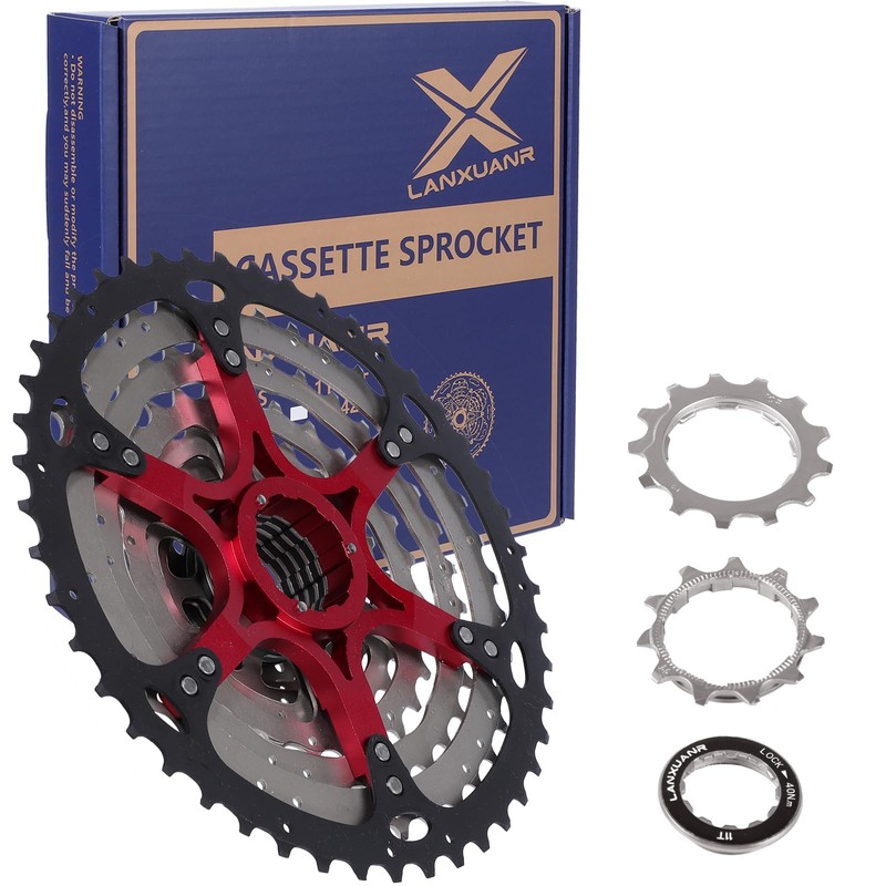 LANXUANR 8 Speed Mountain Bicycle Cassette Fit for MTB Bike,