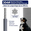 Tie Out Cable for Dogs Up to 300lbs,35ft Extra Strong