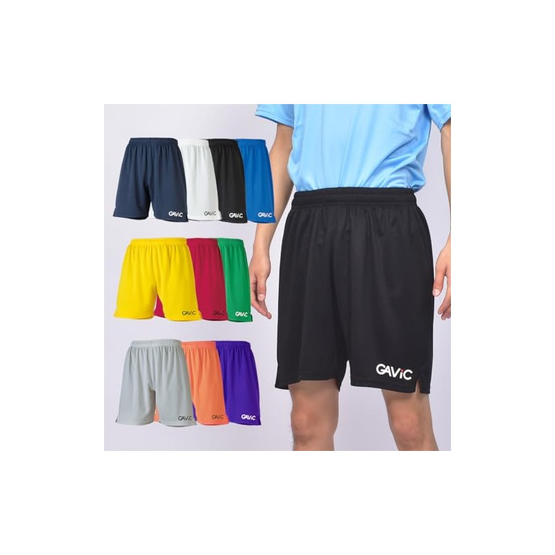 Gavik Soccer Wear, Junior Game Pants, Kids, Black