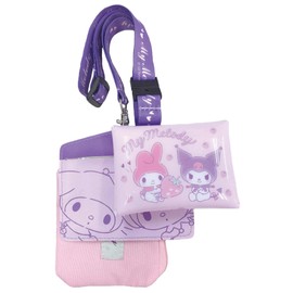 [UNIQUE] Sanrio SR-0039KR Kids Pouch, 3-Piece Pouch, Chromi & My Melody SR-0039KR Purple, purple
