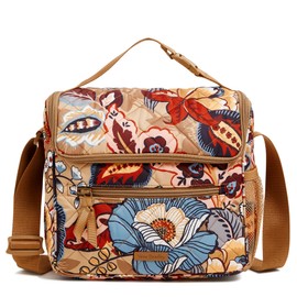 Performance Twill Crossbody Lunch Tote, Botanical Beauty, One Size