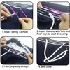 8 Pieces Drawstring Cords Replacement Drawstrings with Easy Threaders for