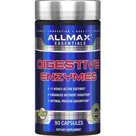 Allmax Enzimas Digestivas Digestive Enzymes 90 Capsulas Sabor Sin sabor