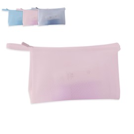 Caizqbry Pool Bag Travel Pouch Waterproof Pouch Beach Bag Vinyl Bag Handbag Zipper Waterproof Large Capacity Portable Beach Swimming Onsen Bathroom Sand Play Business Trip Travel Multi-functional