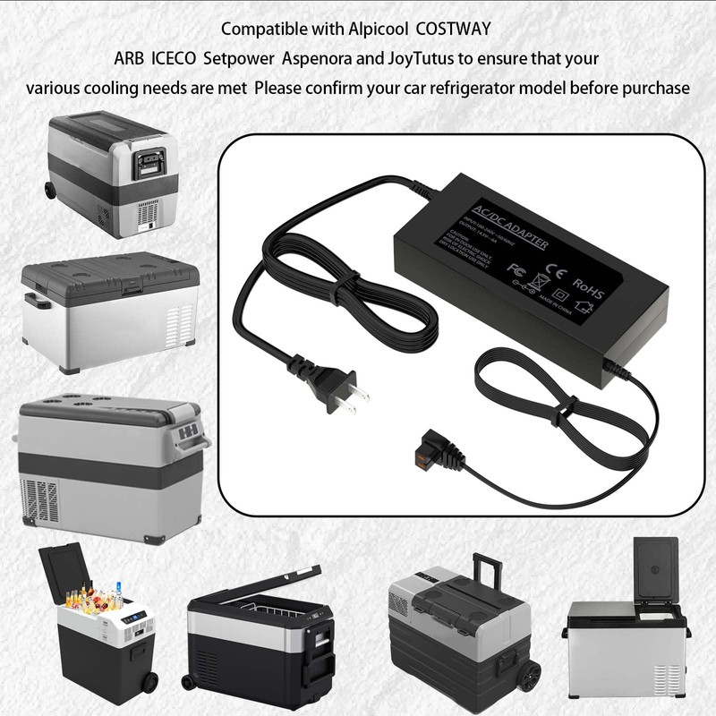 14.5V 6A AC Power Cord Power Adapter for 12V Car