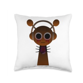 Horror Oren from Sprunki! Throw Pillow