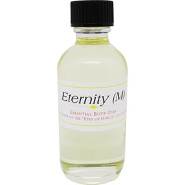 Eternity - Type For Men Scented Body Oil Fragrance [Regular Cap - Light Gold - 2 oz.] - ID#22801