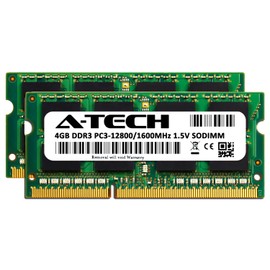 A-Tech 8GB (2x4GB) RAM for HP Pavilion 17-e089nr | DDR3L 1600MHz PC3-12800 Non ECC SO-DIMM 1.35V - Laptop & Notebook Memory Upgrade Kit