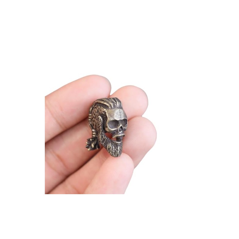7pack Viking Beard Beads Hair Beads-Viking Hair Beads for Men