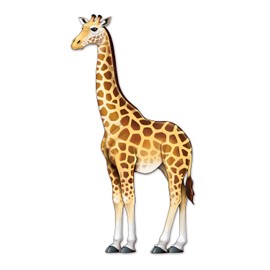 Beistle Giraffe Jointed Cutout - 1 Pc.