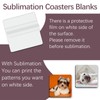 48 pcs Sublimation Square Coaster Blanks Products Bulk MDF Sublimation