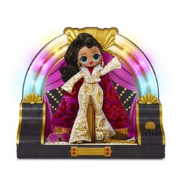 LOL Surprise! OMG Remix 2020 Collector Edition Jukebox B.B. with Token-Triggered Music, Colorful Lights, White and Gold Classic Rock Outfit, Flashy Accessories | Kid Girls 4-15 Years Old
