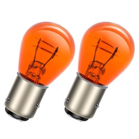 SOFOC-BAZ15D P21/5W Brake/Reverse Light Tail Light Cornering lights For Car/Boats & RVs Campers S25 12V Amber Yellow Dual Contact 2Pcs