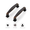 Ravinte 25 Pack Solid 3 Inch Kitchen Cabinet Handles Oil