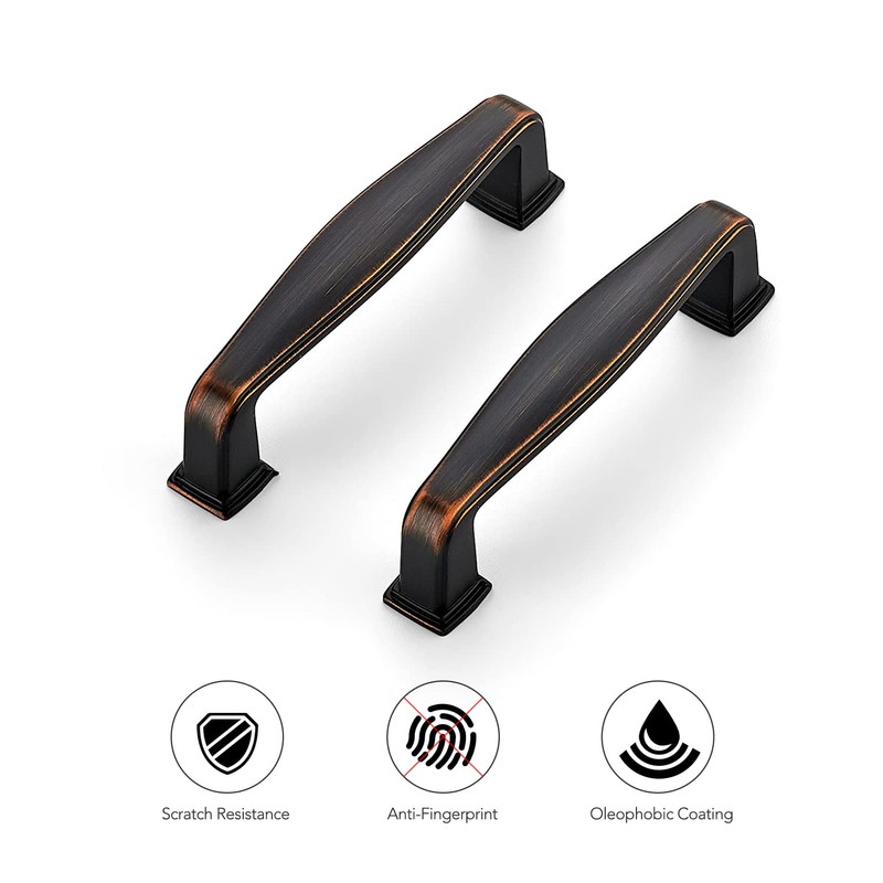 Ravinte 25 Pack Solid 3 Inch Kitchen Cabinet Handles Oil