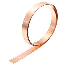 PATIKIL 0.5mm x 20mm x 2000mm Copper Sheet Roll, 99.9% Pure Copper Strip Flashing Metal Foil Plate for DIY Project Jewelry Craft Electrical Repair