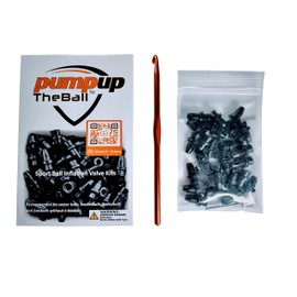 pumpuptheball Sport Ball Inflation Valve Kit (25 Replacement Valves) for Basketball, Soccer, Volleyball and Football