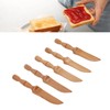 Handmade Wooden Butter Knife Jelly Cheese Spreaders Sandwich Condiment Spreaders