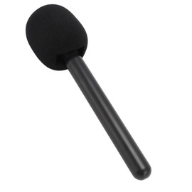 Mic Handle Adapter with Foam, Interview Microphone Handle Adapter for Mic 1/2, for Rode Go 2, for Hollyland Lark M1 C1 150, for Synco G1, for Movo, Etc