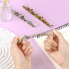 BAYTORY 4 Pack Clear Plastic Rulers 6 Inch, Aesthetic Acrylic
