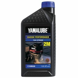 Yamaha New OEM Yamalube 2M 2-Stoke Marine Oil, LUB-2STRK-M1-12