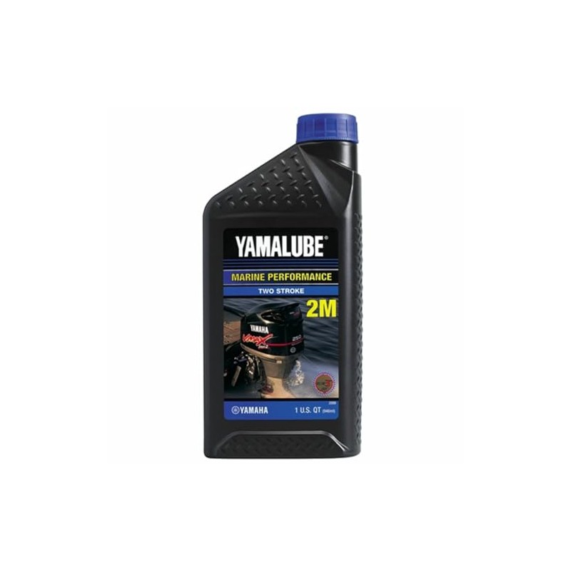 Yamaha New OEM Yamalube 2M 2-Stoke Marine Oil, LUB-2STRK-M1-12