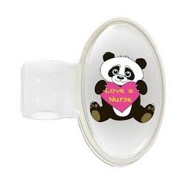 Nurse Panda Dome Stethoscope ID Tag Attachment