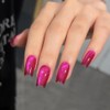 12ml Dark Pink Cat Eye Magnetic Gel Polish,0.41 fl oz