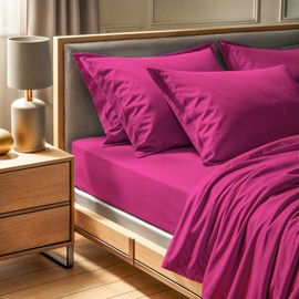 100% Cotton Ranforce Single Fitted Sheet (100 x 200 + 30 cm), Dusty Rose, 155 Thread Count | Machine Washable at 30°C | Soft & Durable Bedding Essential