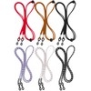BILIONE Eyeglass Strap, 6 Pcs 2 Styles Premium Leather Glasses
