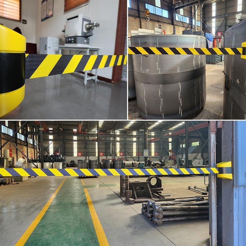 Wall Mount Queue Barrier Belt, Retractable Barrier, with ABS plastic